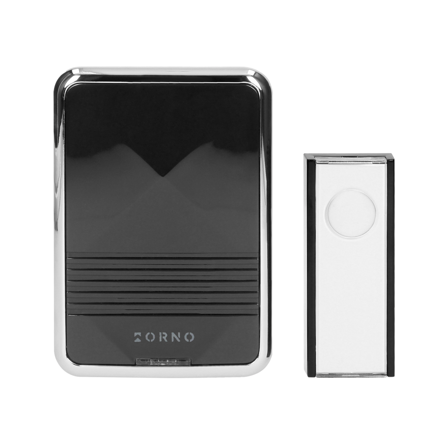 CALYPSO II AC wireless mains-powered doorbell with learning system, 36 sounds, 300m